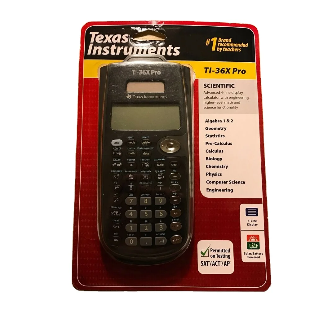100% лучшее качество купить 2 получить 1 бесплатно Texas Instrument TI_36X Pro инженерные и научные калькуляторы
100% лучшее качество купить 2 получить 1 бесплатно Texas Instrument TI_36X Pro инженерные и научные калькуляторы