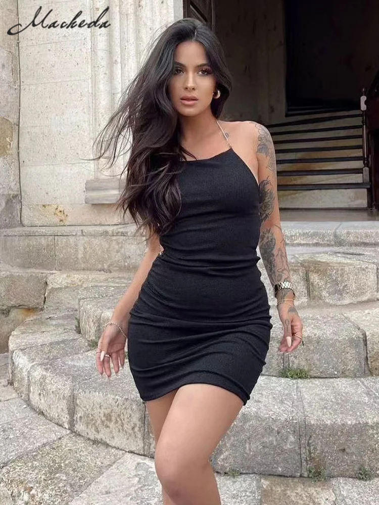 Macheda пикантные черные сапоги с воротником-хомутом для маленьких девочек с открытой спиной облегающее женское платье Лето 2023 приталенное пл...
Macheda пикантные черные сапоги с воротником-хомутом для маленьких девочек с открытой спиной облегающее женское платье Лето 2023 приталенное пл...