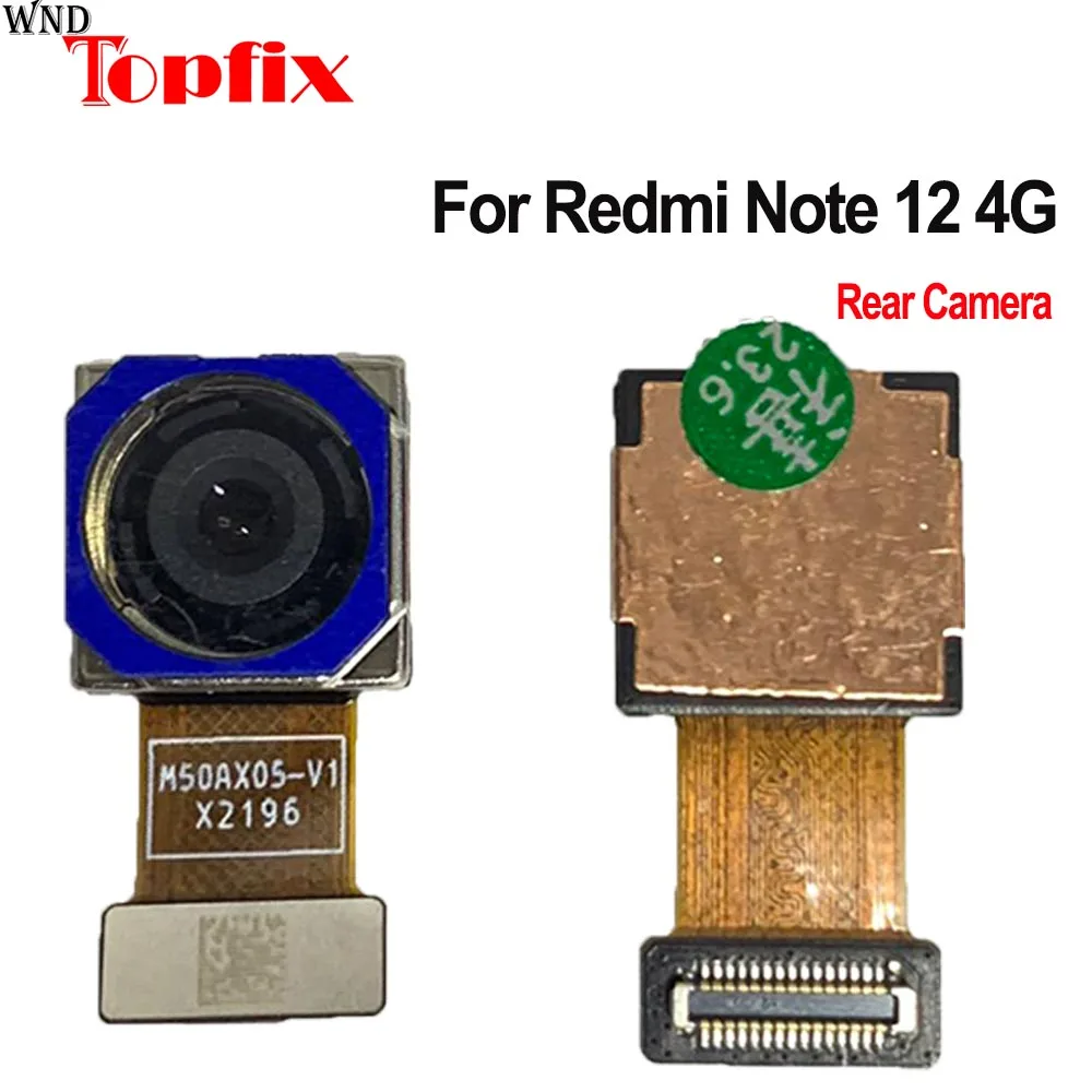 Задняя камера для Xiaomi Redmi Note 12 4G, задняя основная большая камера, гибкий кабель для замены задней камеры Redmi Note 12 4G
Задняя камера для Xiaomi Redmi Note 12 4G, задняя основная большая камера, гибкий кабель для замены задней камеры Redmi Note 12 4G