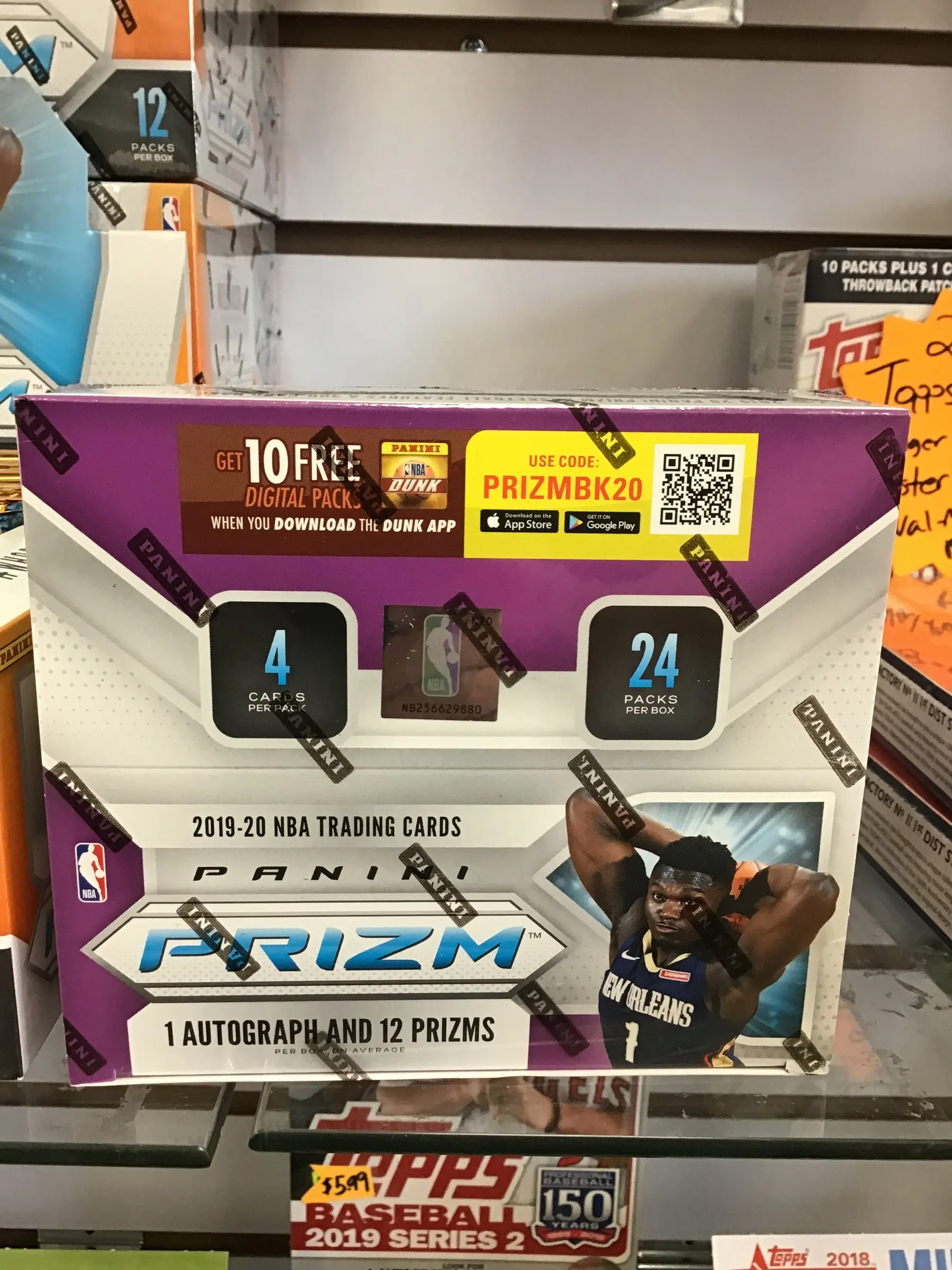 Самые продаваемые баскетбольные коробки Panini Priz-m 2019-20, 24 упаковки, с гарантией от надежного поставщика
Самые продаваемые баскетбольные коробки Panini Priz-m 2019-20, 24 упаковки, с гарантией от надежного поставщика