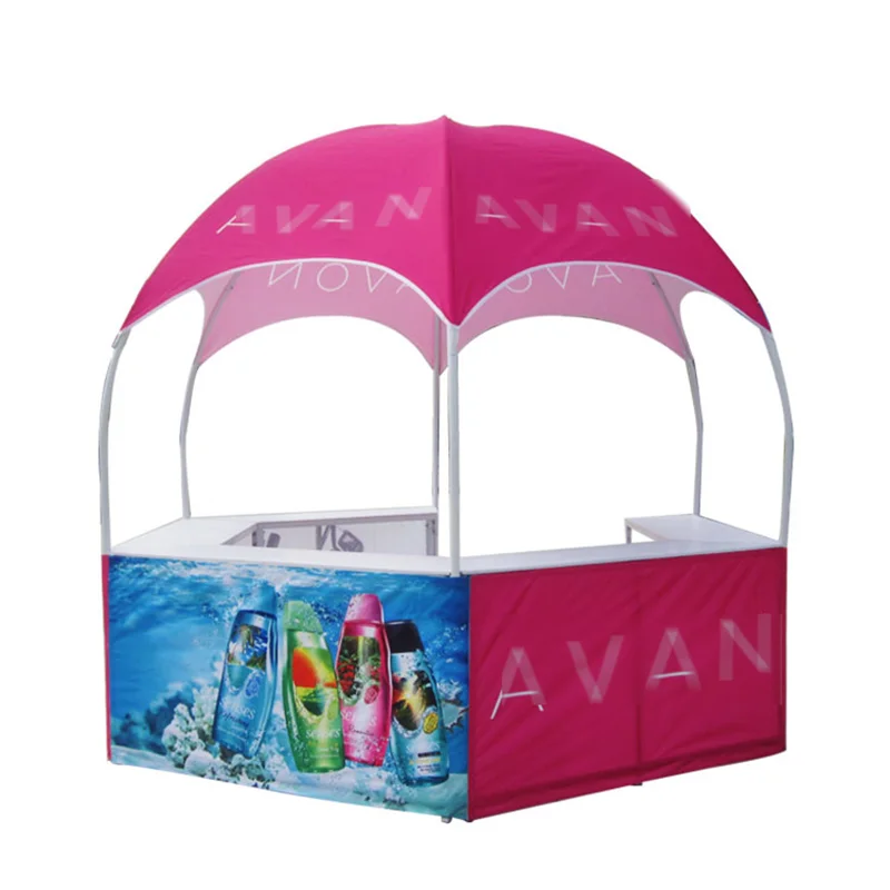 

Heat Transfer (dye Sublimation Printing) Full Color Print Dome Advertising Promotion Bear Kiosk Booth Tent 10X10ft For Event