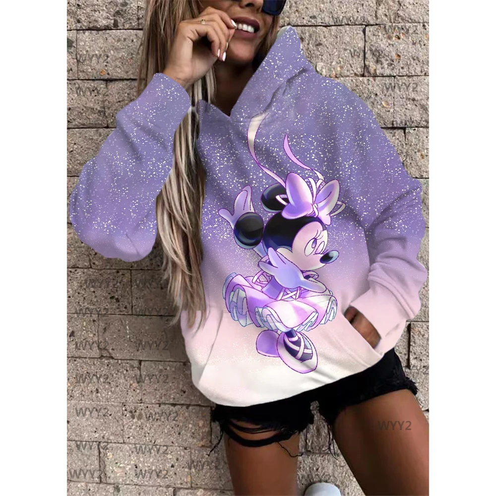 Women's Disney even Minnie hoodie fall long sleeve 2022 oversized women's pullover casual loose pocket hoodie streetwear
Women's Disney even Minnie hoodie fall long sleeve 2022 oversized women's pullover casual loose pocket hoodie streetwear