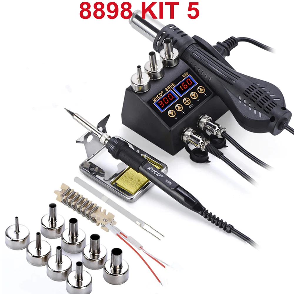 JCD 8898 Паяльная станция 2 в 1
JCD 8898 Паяльная станция 2 в 1