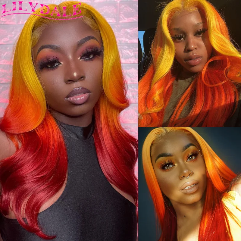 Orange 99J Body Wave Lace Frontal Wig Human Hair For Women Orange Ombre Colored Wig Pre Plucked With Baby Hair Transparent Lace
Orange 99J Body Wave Lace Frontal Wig Human Hair For Women Orange Ombre Colored Wig Pre Plucked With Baby Hair Transparent Lace