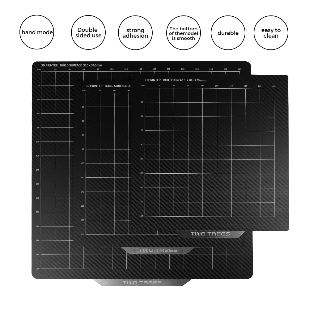 Wholesale Price TWOTREES Textured And Smooth PEI Powder Coated Spring Steel Sheet Heat Bed For 3D Printer Parts
Wholesale Price TWOTREES Textured And Smooth PEI Powder Coated Spring Steel Sheet Heat Bed For 3D Printer Parts