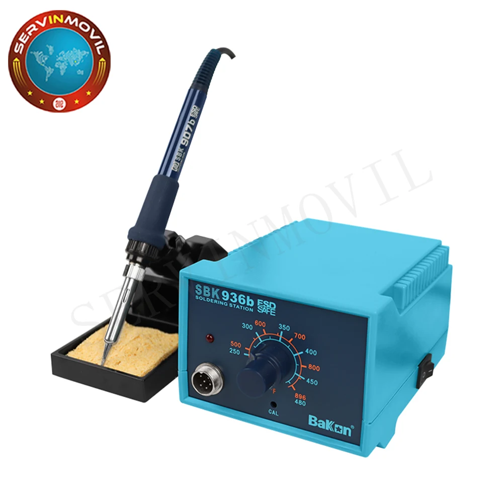 Паяльная станция Bakon SBK936b, инструменты для ремонта припоя, 40 Вт, постоянная температура, переработка, Сварочная паяльная станция
Паяльная станция Bakon SBK936b, инструменты для ремонта припоя, 40 Вт, постоянная температура, переработка, Сварочная паяльная станция