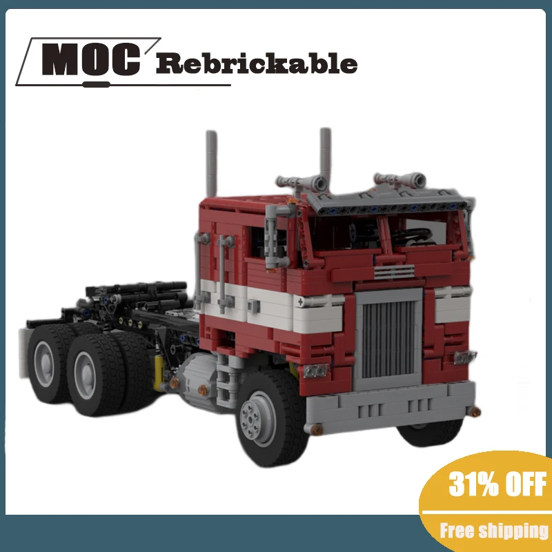 New 1664PCS MOC technology Remote Control Trailer Tower Head Tractor Dump Truck Model DIY ChildrenToy Christmas building Blocks
New 1664PCS MOC technology Remote Control Trailer Tower Head Tractor Dump Truck Model DIY ChildrenToy Christmas building Blocks