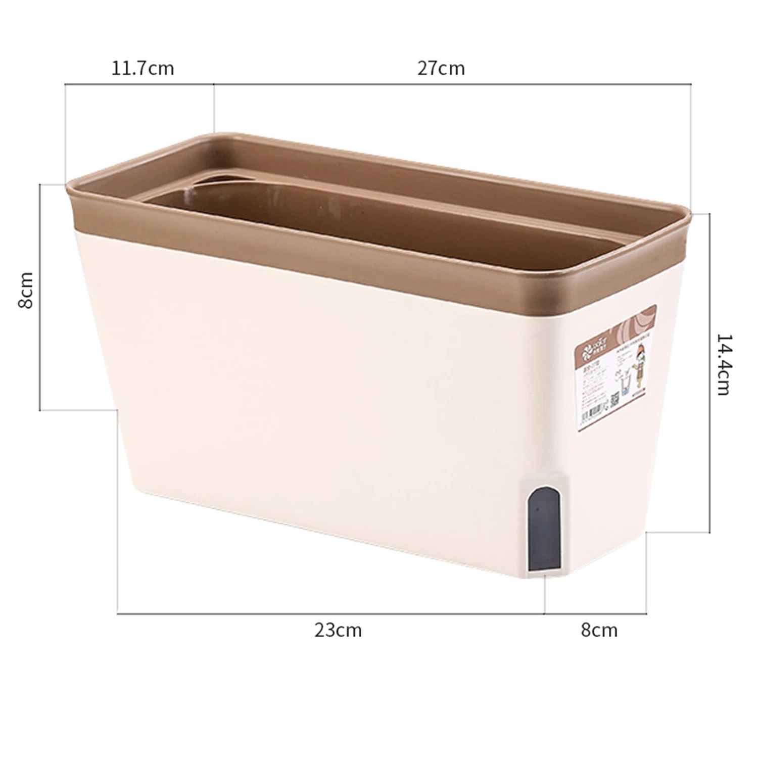 Прямоугольный пластиковый кашпо с автоматическим поливом 
Прямоугольный пластиковый кашпо с автоматическим поливом