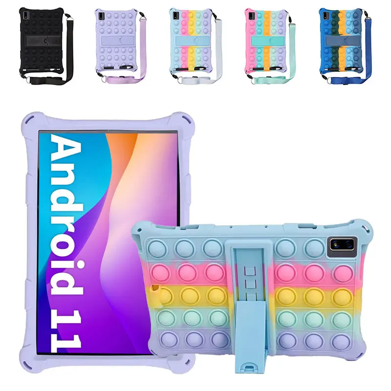 Pop Push Bubble it силиконовый чехол для Azeyou 10,36 дюймов 4G LTE Android 11 Подставка для планшета с ремешком стилус для детей 
Pop Push Bubble it силиконовый чехол для Azeyou 10,36 дюймов 4G LTE Android 11 Подставка для планшета с ремешком стилус для детей