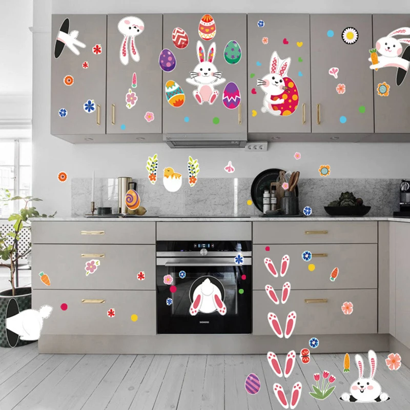 1set Easter Decorations Window Stickers Cartoon Bunny Egg Carrot For 2022 Home Room Decor Spring Easter Party Decor Supplies
1set Easter Decorations Window Stickers Cartoon Bunny Egg Carrot For 2022 Home Room Decor Spring Easter Party Decor Supplies