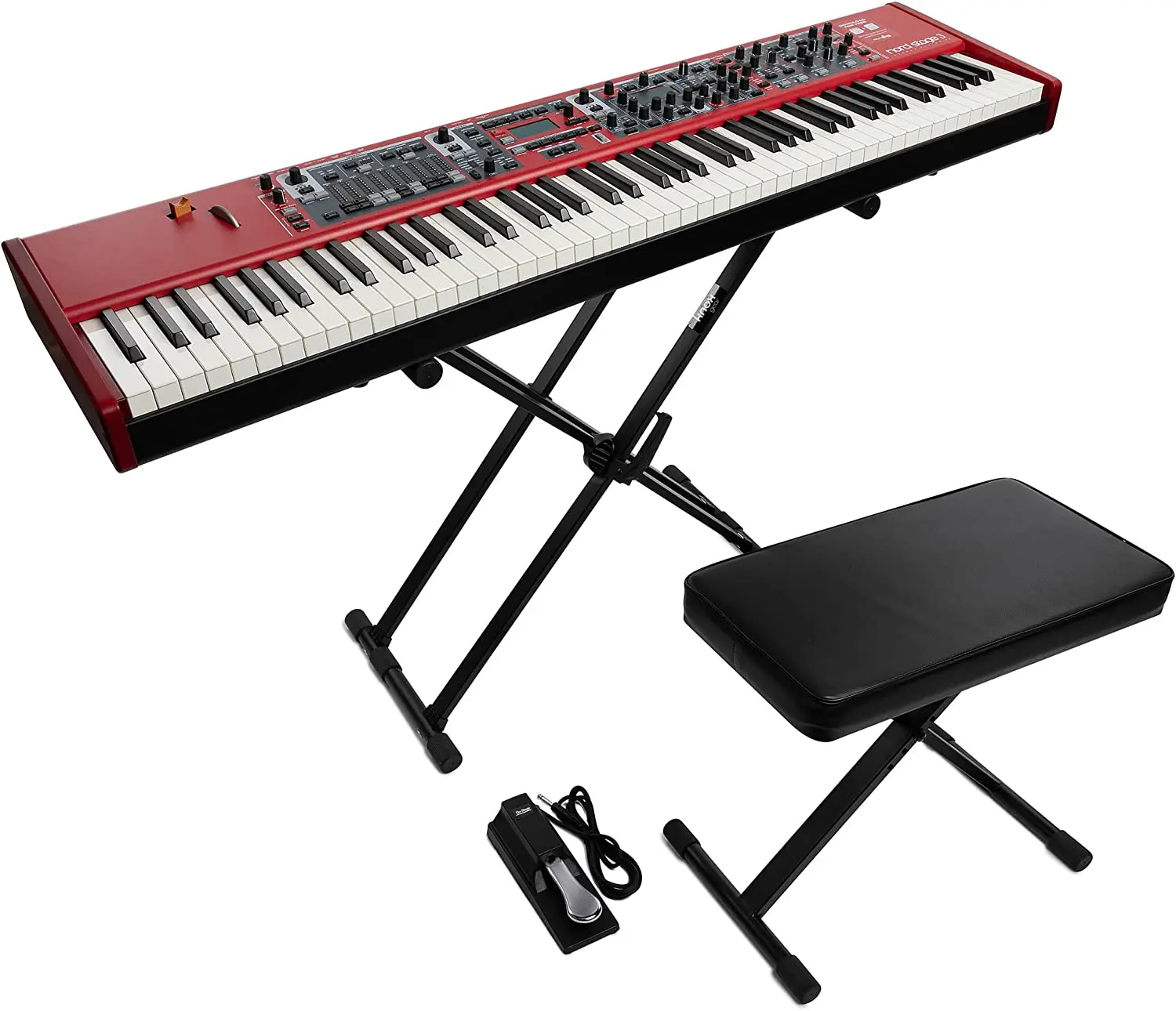 Большая скидка, распродажа, полностью утяжеленная клавиатура Nord Stage 3 с 88 клавишами и подставкой
Большая скидка, распродажа, полностью утяжеленная клавиатура Nord Stage 3 с 88 клавишами и подставкой