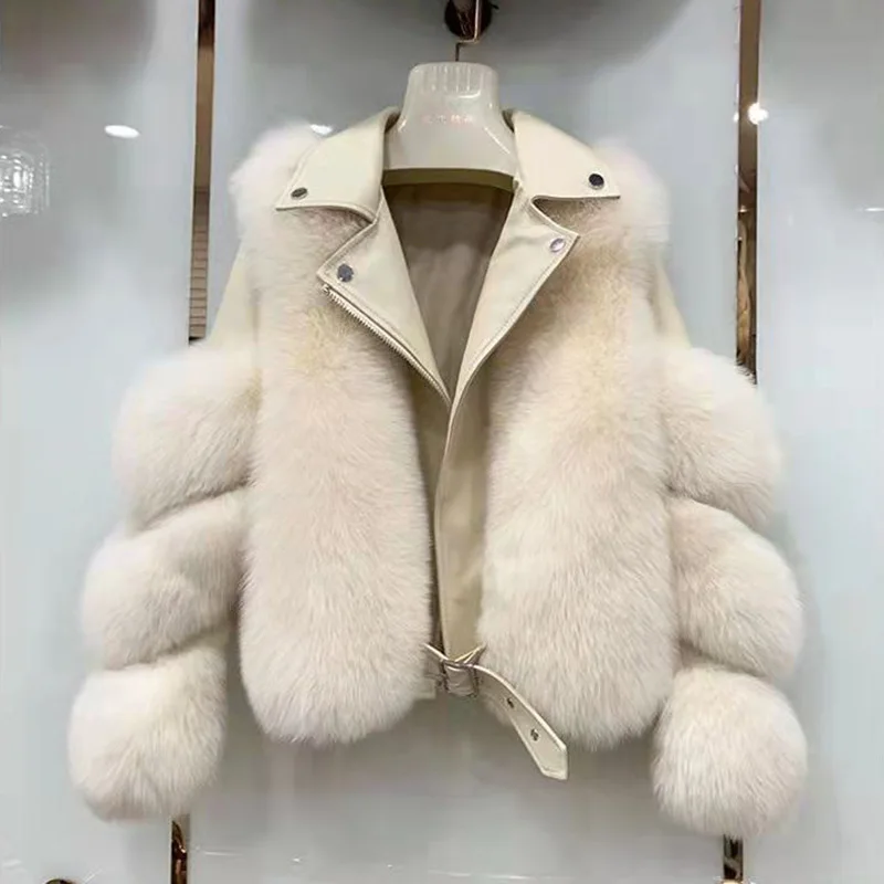4XL Fashion Warm Short Faux Fur Coat Sheepskin Leather Full Fox Fur Motorcycle Jacket Luxury Women's 2022 Winter Warm Coat Y2k
4XL Fashion Warm Short Faux Fur Coat Sheepskin Leather Full Fox Fur Motorcycle Jacket Luxury Women's 2022 Winter Warm Coat Y2k