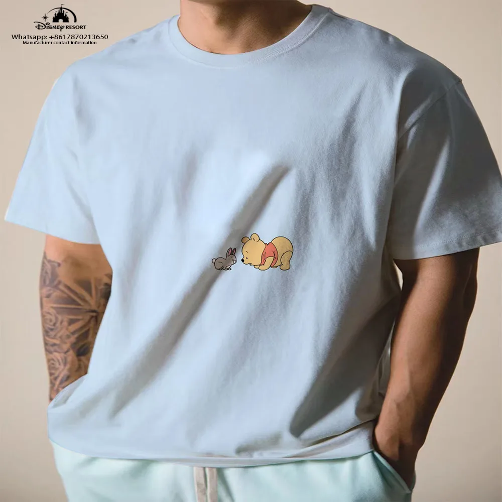 Cute animation series printing trendy Harajuku Y2K style summer new men's T-shirt Disney brand street style Winnie the Pooh
Cute animation series printing trendy Harajuku Y2K style summer new men's T-shirt Disney brand street style Winnie the Pooh
