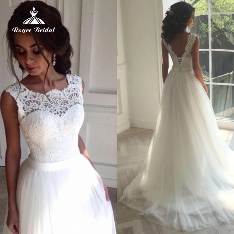 Simple Square Collar Lace Up Sashes Lace Appliques A-Line Wedding Dress Netting Bridal Gown Sweep Off the Shoulder Vestido Robe
Simple Square Collar Lace Up Sashes Lace Appliques A-Line Wedding Dress Netting Bridal Gown Sweep Off the Shoulder Vestido Robe
