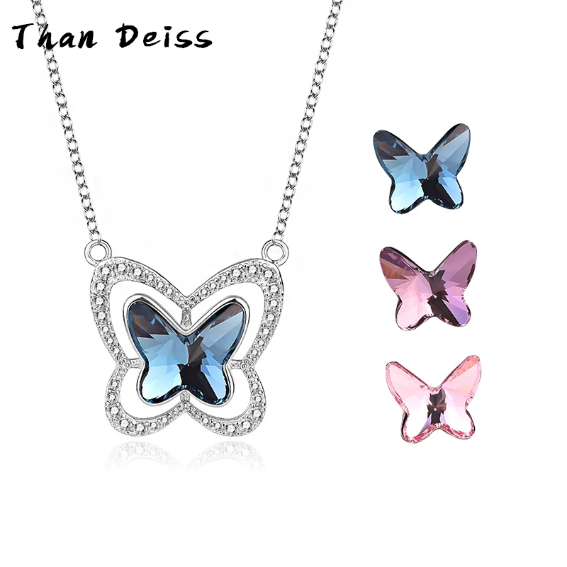 New Butterfly S925 Sterling Silver Necklace For Women Fashion Simple And Versatile Niche Creative Crystal Pendant Necklace
New Butterfly S925 Sterling Silver Necklace For Women Fashion Simple And Versatile Niche Creative Crystal Pendant Necklace