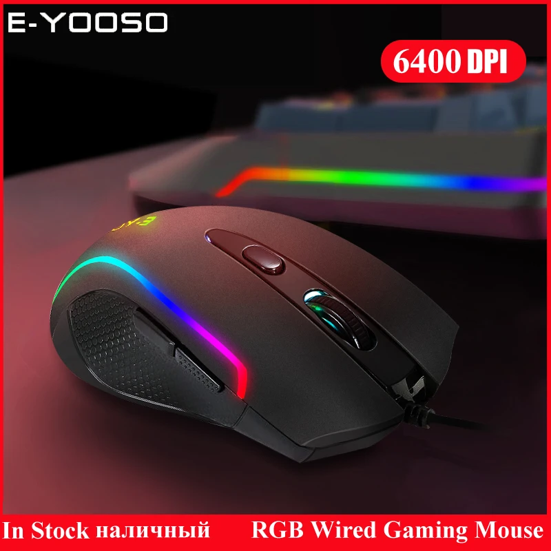 Original Compatible Lightweight Wired Gaming Mouse Mice 6400DPI Optical Sensor 5 Independently Buttons For Laptop PC Gamer Mouse
Original Compatible Lightweight Wired Gaming Mouse Mice 6400DPI Optical Sensor 5 Independently Buttons For Laptop PC Gamer Mouse