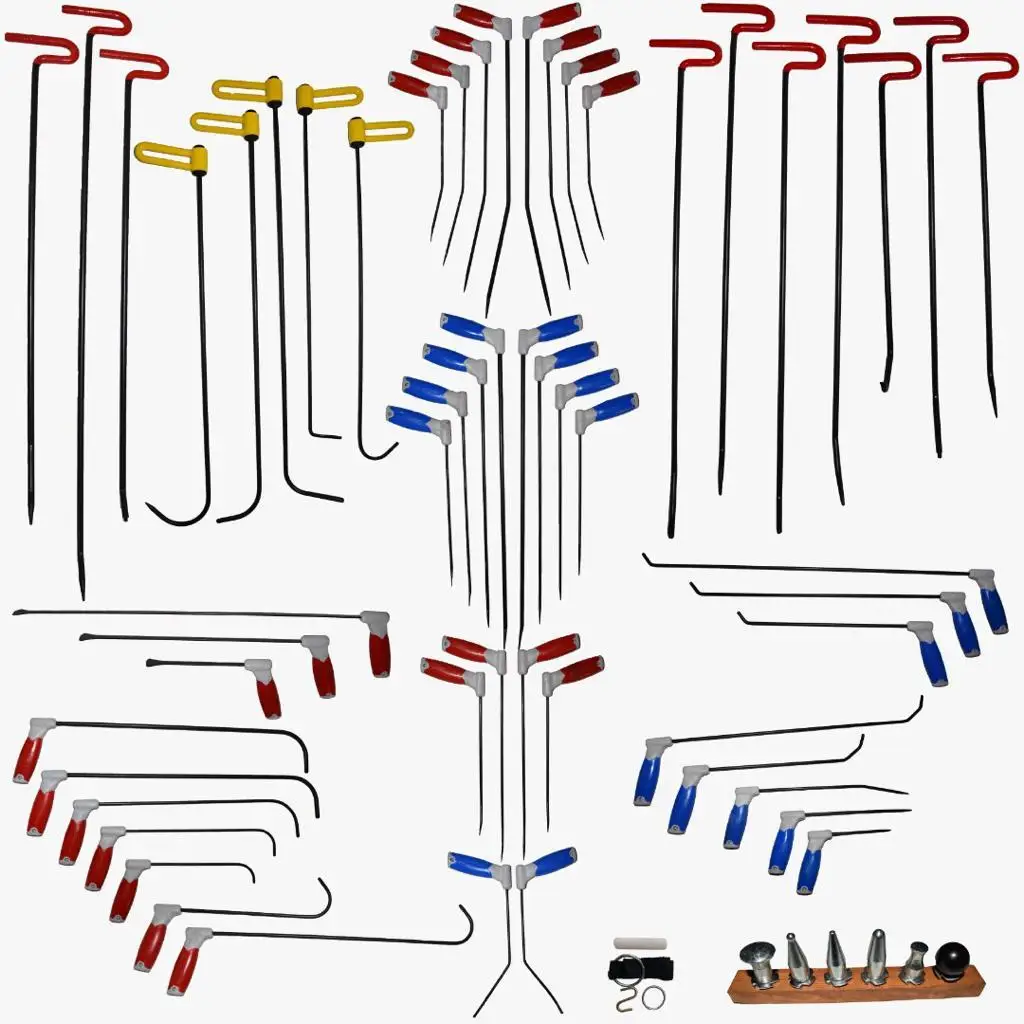PDR paintless dent repair kits jig puller bars movable head flat whale set automobile body repair tool paintless fix 55 pcs set
PDR paintless dent repair kits jig puller bars movable head flat whale set automobile body repair tool paintless fix 55 pcs set