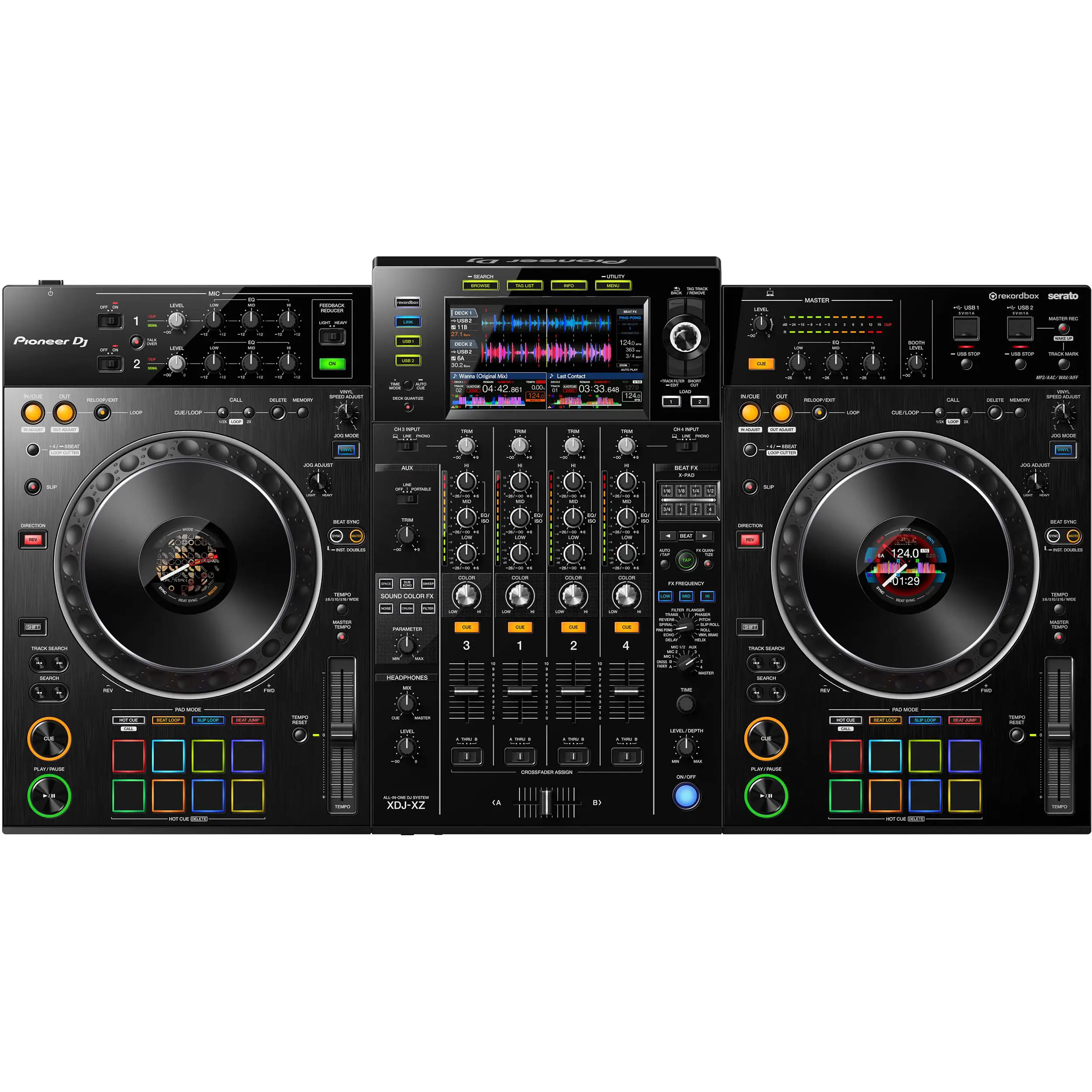Низкозатратная потребительская Pioneer DJ XDJ-XZ цифровая диджейская система
Низкозатратная потребительская Pioneer DJ XDJ-XZ цифровая диджейская система