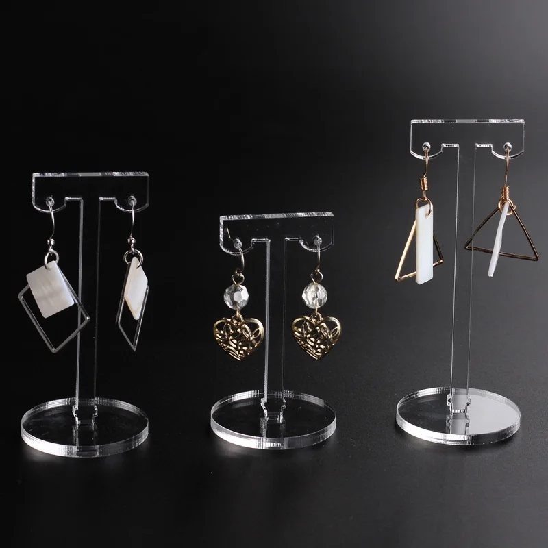 3PCS Acrylic Earring Display Stand Clear Jewelry Earring Holder Lucite T Type Earring Retail Display Rack Photography Props
3PCS Acrylic Earring Display Stand Clear Jewelry Earring Holder Lucite T Type Earring Retail Display Rack Photography Props