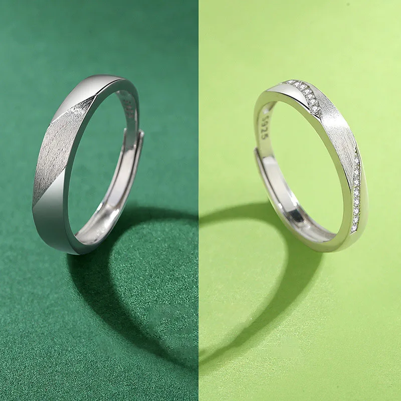 SH 925 Silver New Jewelry Fashion Couple Rings Engagement Wedding Anniversary Gift Woman Man Zirconia Open Ring
SH 925 Silver New Jewelry Fashion Couple Rings Engagement Wedding Anniversary Gift Woman Man Zirconia Open Ring