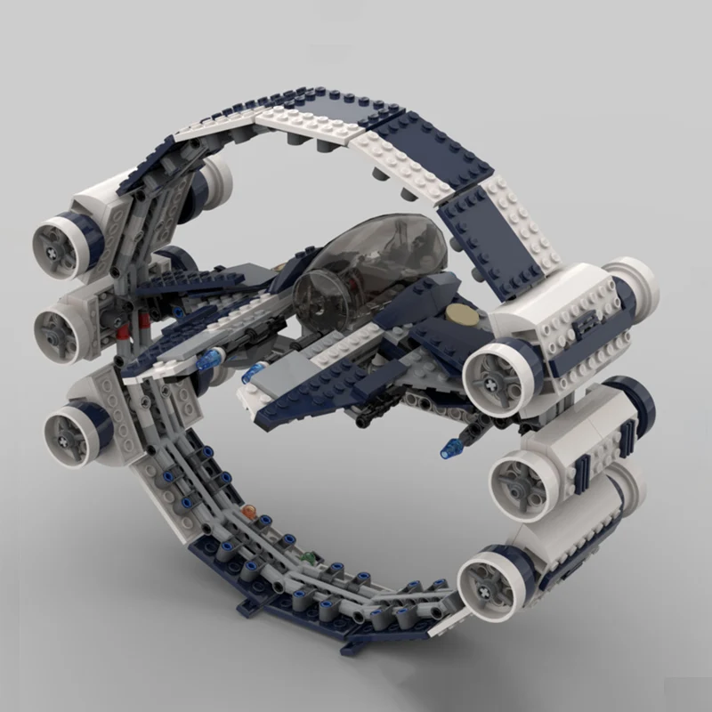 Перехватчики NEW MOC Anakin's, перехватчик Оби-Вана с гипердрайвом, кольцевой конструктор, модель «сделай сам», игрушки, подарки для детей
Перехватчики NEW MOC Anakin's, перехватчик Оби-Вана с гипердрайвом, кольцевой конструктор, модель «сделай сам», игрушки, подарки для детей