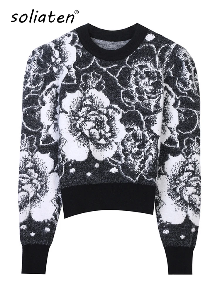 Harajuku Women Floral Sweaters Vintage O Neck Long Sleeve Female Cropped Pullovers 2022 New Chic Streetwear C-097
Harajuku Women Floral Sweaters Vintage O Neck Long Sleeve Female Cropped Pullovers 2022 New Chic Streetwear C-097