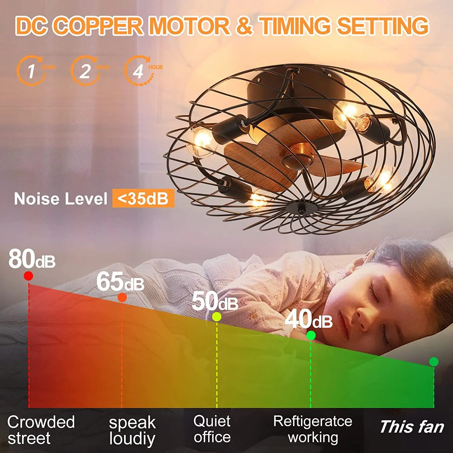 Modern Ceiling Fan with Light Industrial Ceiling Fan Vintage Cage Chandelier Fan with Remote For Home Ventilador Teto
Modern Ceiling Fan with Light Industrial Ceiling Fan Vintage Cage Chandelier Fan with Remote For Home Ventilador Teto