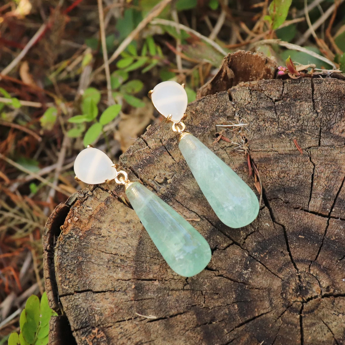 Women Drop Earrings Jewelry Fluorite Semiprecious Stone Dangle Earring Designer Luxury Jewelry Wholesale Dropshipping
Women Drop Earrings Jewelry Fluorite Semiprecious Stone Dangle Earring Designer Luxury Jewelry Wholesale Dropshipping
