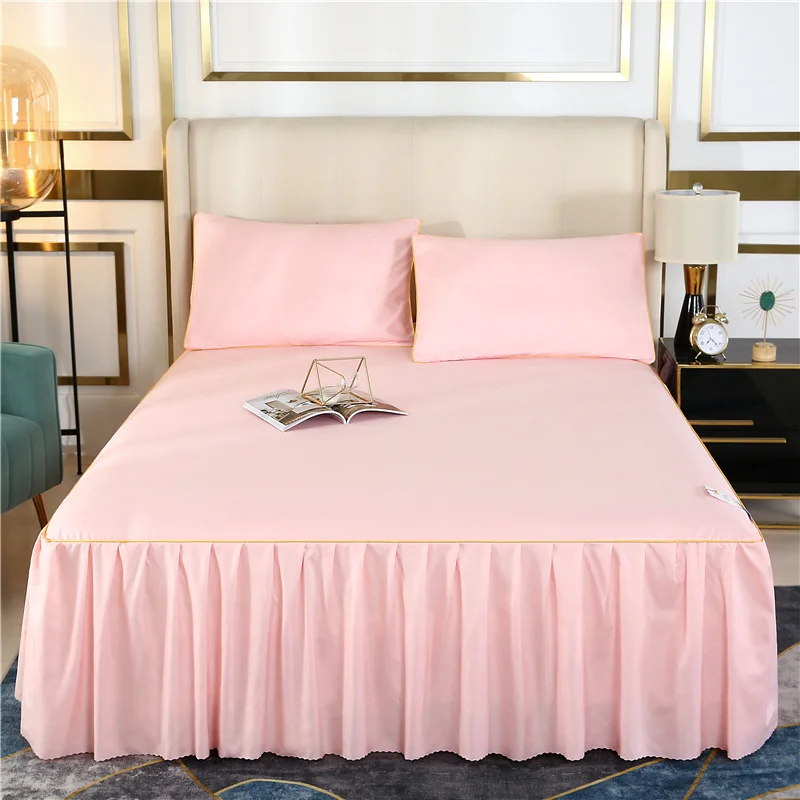 Korean Style Jacquard Bed Skirt with Lace 180x200 Summer Cool Bedspread Bedding White Bed Skirts Cover King Set Dropshipping 1pc
Korean Style Jacquard Bed Skirt with Lace 180x200 Summer Cool Bedspread Bedding White Bed Skirts Cover King Set Dropshipping 1pc