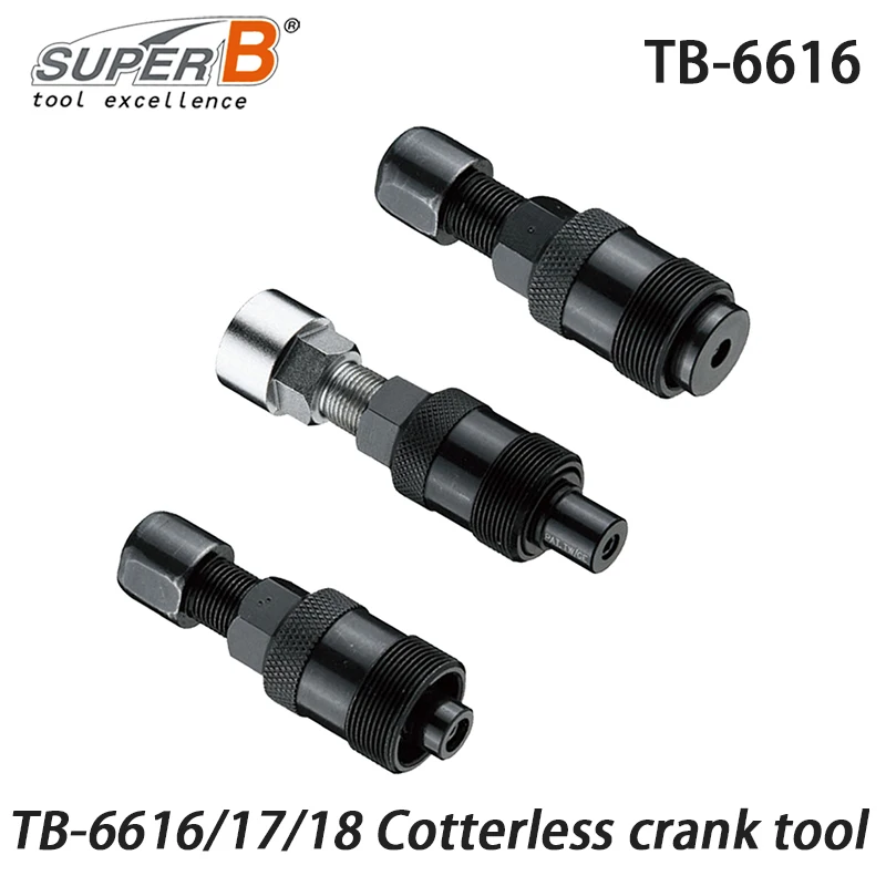 Super B TB-6616/17/18 2 in1 Bicycle Cotterless Crank Tool for Shimano Octalink ISIS Drive System Square Taper Crank Remover Tool
Super B TB-6616/17/18 2 in1 Bicycle Cotterless Crank Tool for Shimano Octalink ISIS Drive System Square Taper Crank Remover Tool