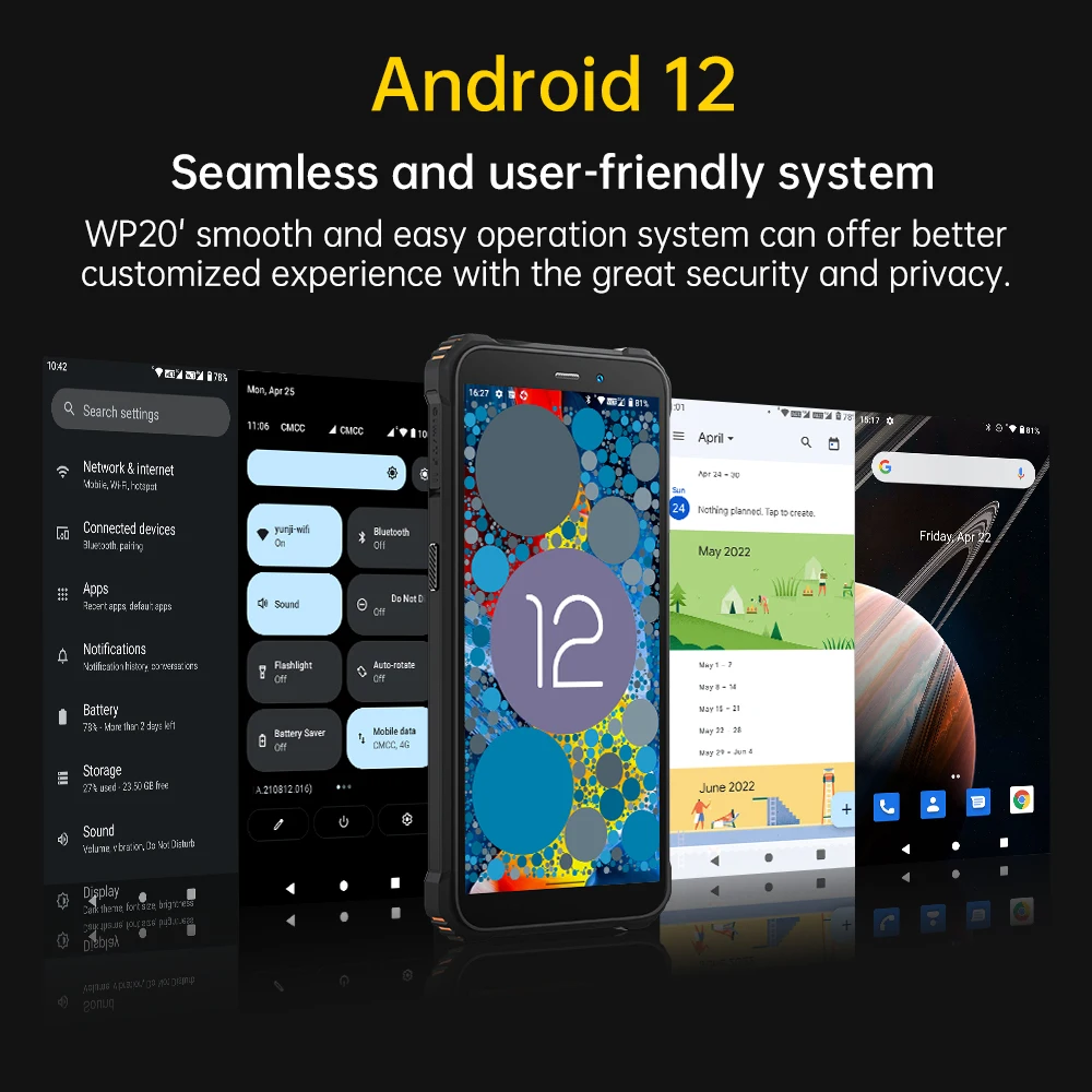 Прочный Смартфон Oukitel WP20 5 93 дюйма HD + 4 Гб 32 ГБ 6300 мАч Android 12 телефон с