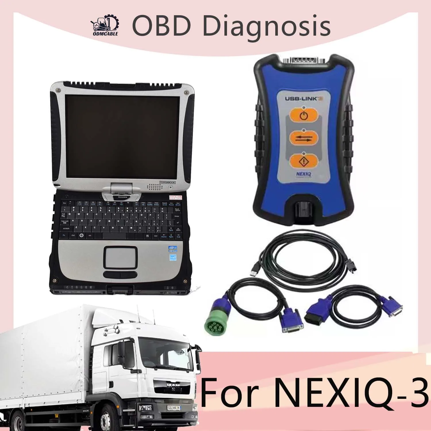 CF19 laptop + For NEXIQ-3 USB Link N2 125032 Bluetooth Version For Diesel Heavy Duty Truck Scan Interface USB Link 
CF19 laptop + For NEXIQ-3 USB Link N2 125032 Bluetooth Version For Diesel Heavy Duty Truck Scan Interface USB Link
