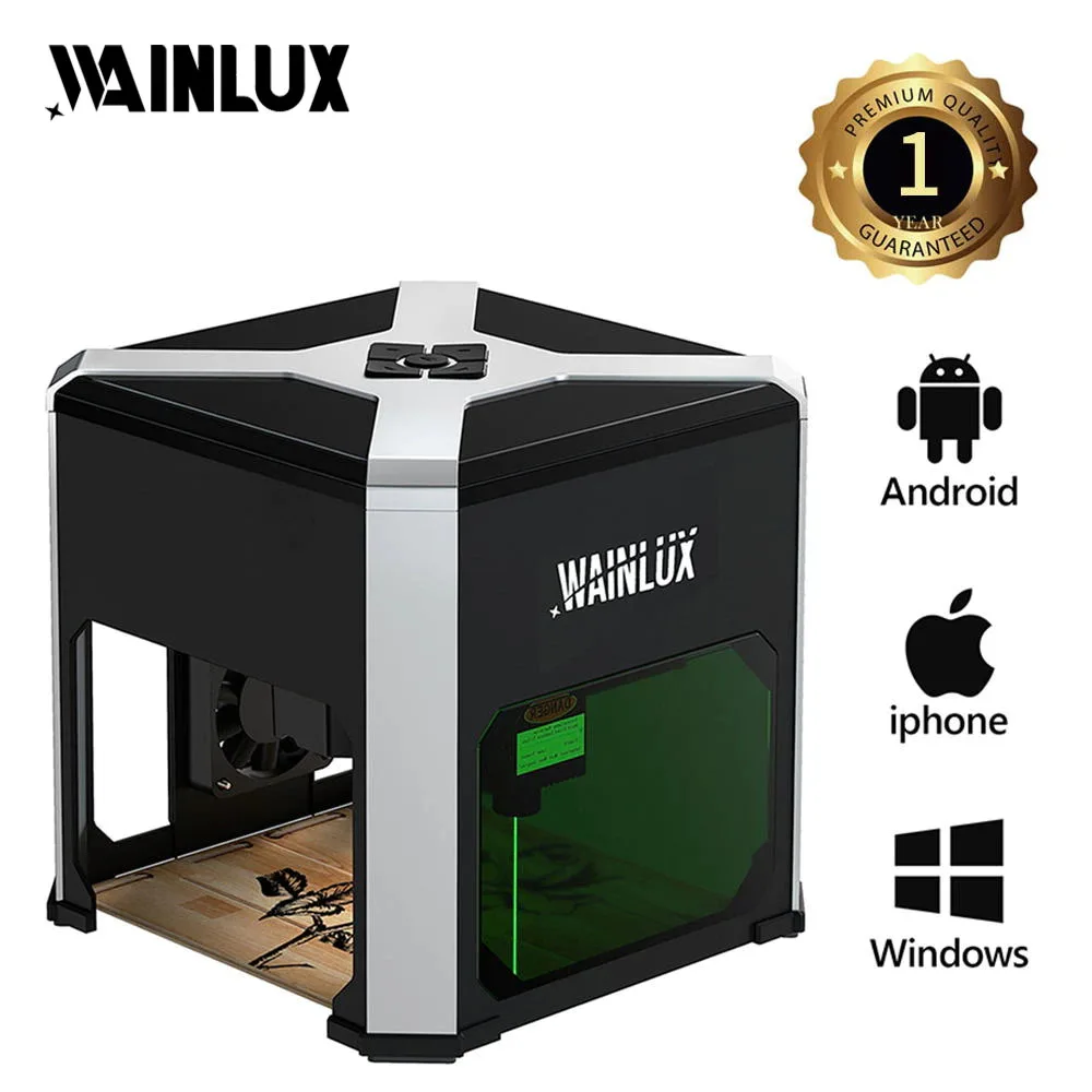 WAINLUX New Mini Portable Laser Engraver CNC Laser Machine 3000mw Laser Head Marking Machine For DIY Wood Plastic Logo Woodworki
WAINLUX New Mini Portable Laser Engraver CNC Laser Machine 3000mw Laser Head Marking Machine For DIY Wood Plastic Logo Woodworki