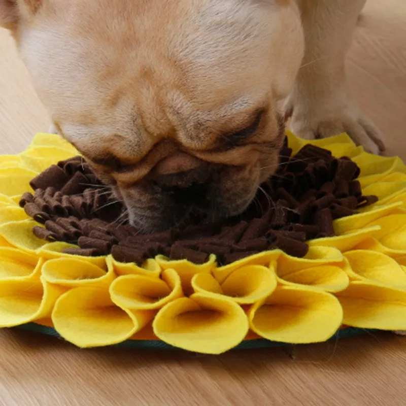 Pet Dog Sniffing Mat Training Blanket Dog Snuffle Mat Sunflower Pad Dog Relieve Stress Nosework Toy Mat Pet Nose Foraging Pad
Pet Dog Sniffing Mat Training Blanket Dog Snuffle Mat Sunflower Pad Dog Relieve Stress Nosework Toy Mat Pet Nose Foraging Pad