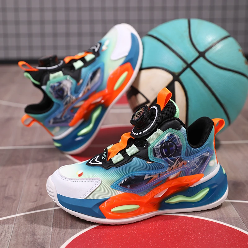 New Hot Boys Basketball Shoes for Kids Sneakers Thick Sole Non-slip Children Sports Shoes Child Boy Basket Trainer Shoes
New Hot Boys Basketball Shoes for Kids Sneakers Thick Sole Non-slip Children Sports Shoes Child Boy Basket Trainer Shoes