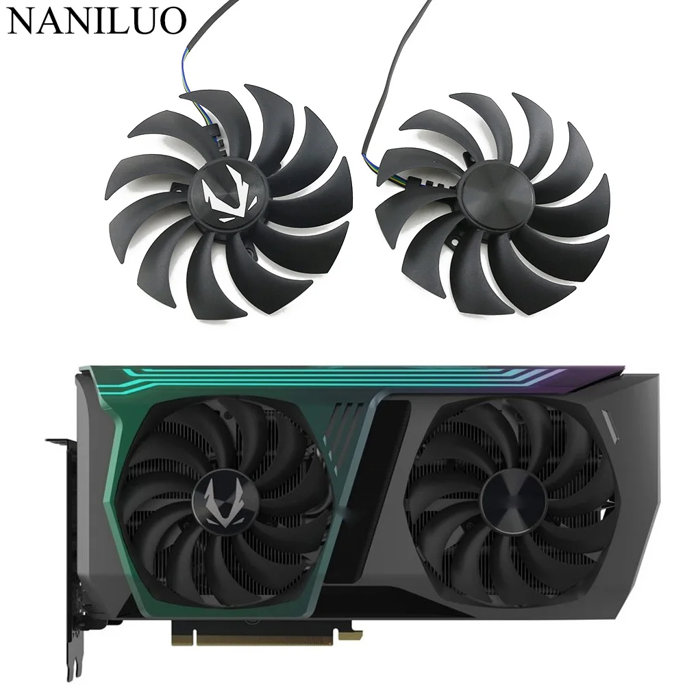 100MM Cooling Fan RTX3070 For ZOTAC GeForce RTX 3070 AMP Holo OC RTX CF1010U12S 4IN Graphics card fan
100MM Cooling Fan RTX3070 For ZOTAC GeForce RTX 3070 AMP Holo OC RTX CF1010U12S 4IN Graphics card fan
