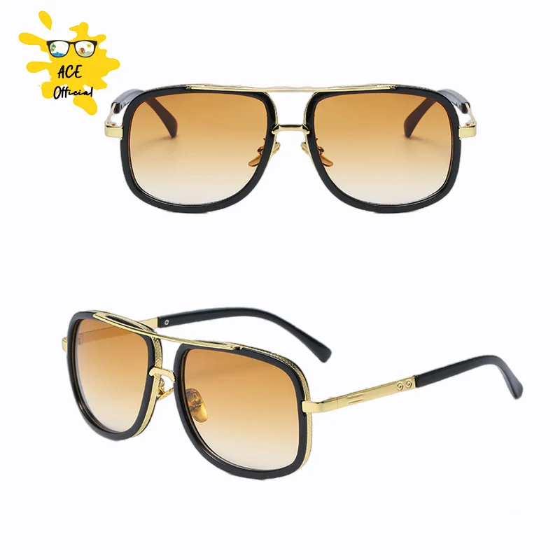 ACE 2022 Fashion Cool Men Driving Glasses Goggle Summer Style Gradient Brown Sunglasses Vintage Pilot Sun Glasses Punk Oculos
ACE 2022 Fashion Cool Men Driving Glasses Goggle Summer Style Gradient Brown Sunglasses Vintage Pilot Sun Glasses Punk Oculos