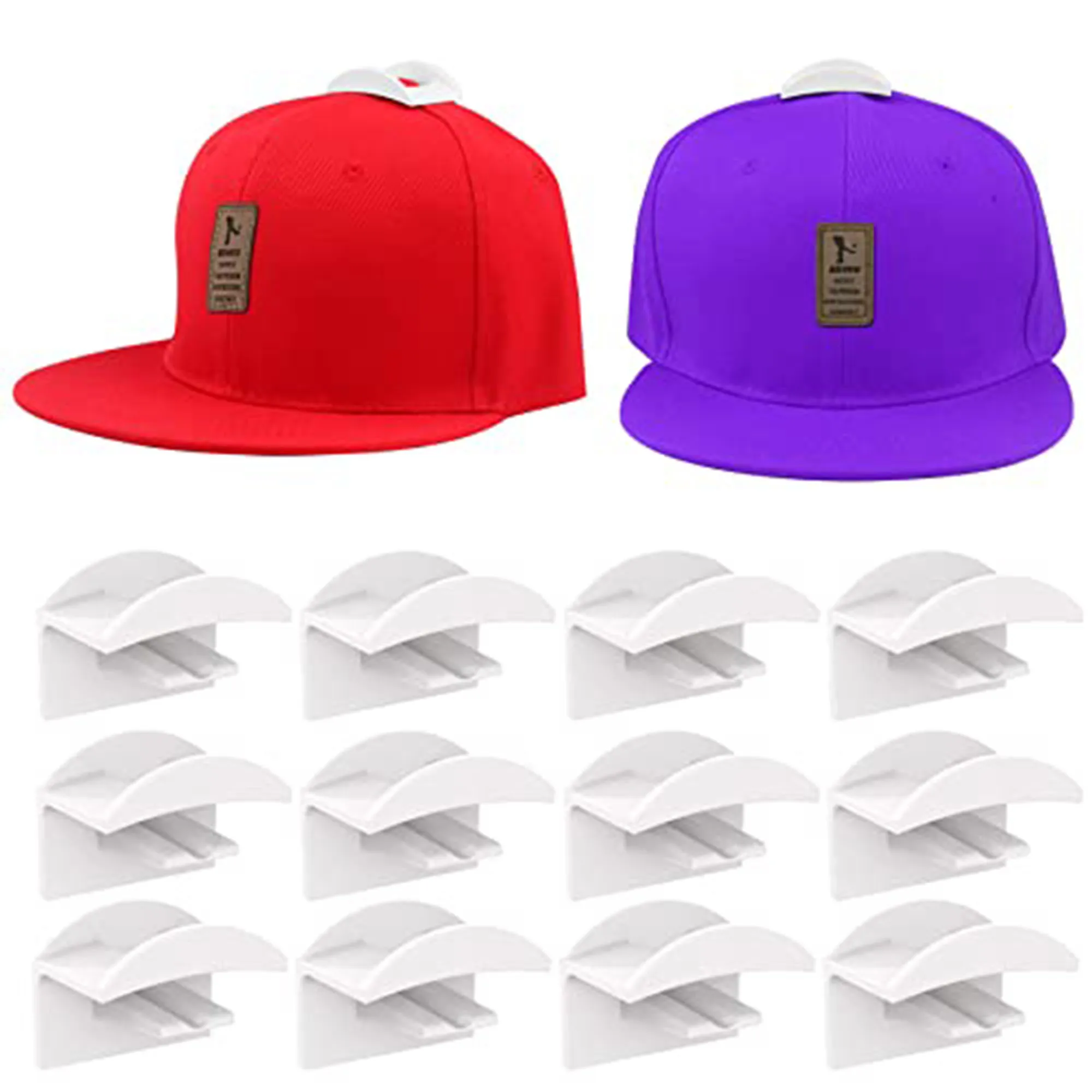 Adhesive Hat Hooks for Wall Hat Rack Display Strong Baseball Cap Holder Display for Wall Mount, Hold Hat Hangers Organizer
Adhesive Hat Hooks for Wall Hat Rack Display Strong Baseball Cap Holder Display for Wall Mount, Hold Hat Hangers Organizer