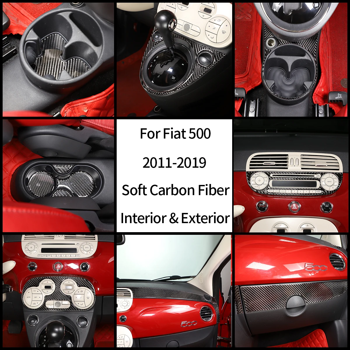 Для Fiat 500 2011-2019 мягкая углеволоконная Автомобильная панель передач центральный инструмент управления внутренняя ручка отделка панель стикер аксессуары
Для Fiat 500 2011-2019 мягкая углеволоконная Автомобильная панель передач центральный инструмент управления внутренняя ручка отделка панель стикер аксессуары