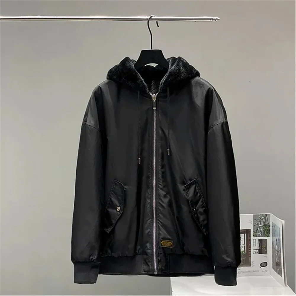 PB&ZA 2022 Winter New Men's Commuter Casual Reversible Soft and Comfortable Fleece Hooded Bomber Jacket 3833307
PB&ZA 2022 Winter New Men's Commuter Casual Reversible Soft and Comfortable Fleece Hooded Bomber Jacket 3833307