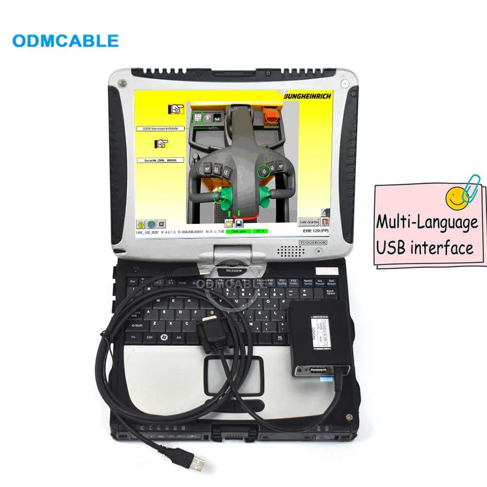 4.36 software for Jungheinrich Judit 4 Incado box+ Jeti ET spare Parts Jungheinrich forklift diagnostic tool+CF19 laptop
4.36 software for Jungheinrich Judit 4 Incado box+ Jeti ET spare Parts Jungheinrich forklift diagnostic tool+CF19 laptop