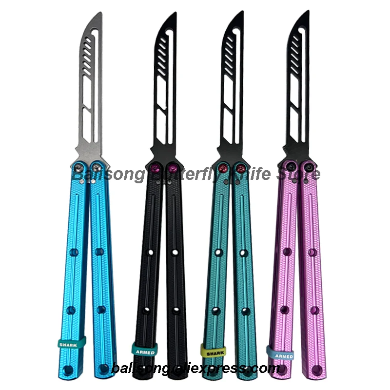 Krake Raken Trainer Clone Balisong Butterfly Knife No Tap Flipper Trainer Bushing System Aluminum Handle CNC Safe EDC Outdoor
Krake Raken Trainer Clone Balisong Butterfly Knife No Tap Flipper Trainer Bushing System Aluminum Handle CNC Safe EDC Outdoor