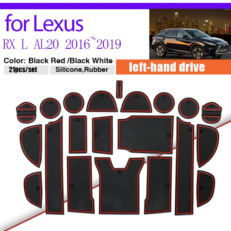 Door Groove Dust-proof Pad for Lexus RX L AL20 350 450h F Sport 2016~2019 2017 Rubber Mat Cup Storage Gate Slot Car Sticker Rug
Door Groove Dust-proof Pad for Lexus RX L AL20 350 450h F Sport 2016~2019 2017 Rubber Mat Cup Storage Gate Slot Car Sticker Rug