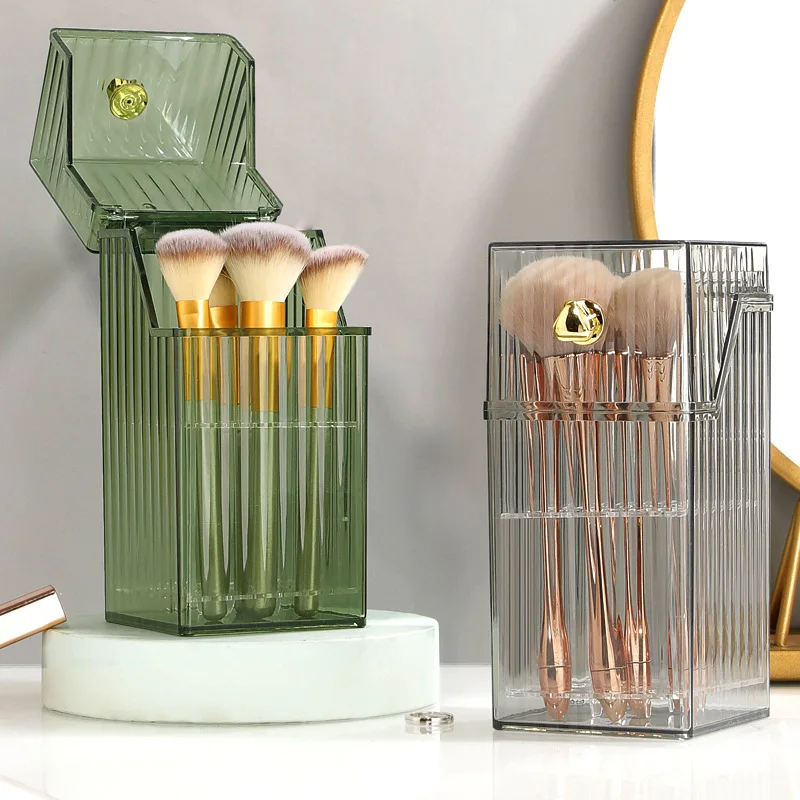 9 Hole Makeup Brush Storage Bucket Desktop Makeup Brush Bucket Dustproof Eyebrow Pencil Eye Shadow Brush Rack Storage Box Basket
9 Hole Makeup Brush Storage Bucket Desktop Makeup Brush Bucket Dustproof Eyebrow Pencil Eye Shadow Brush Rack Storage Box Basket