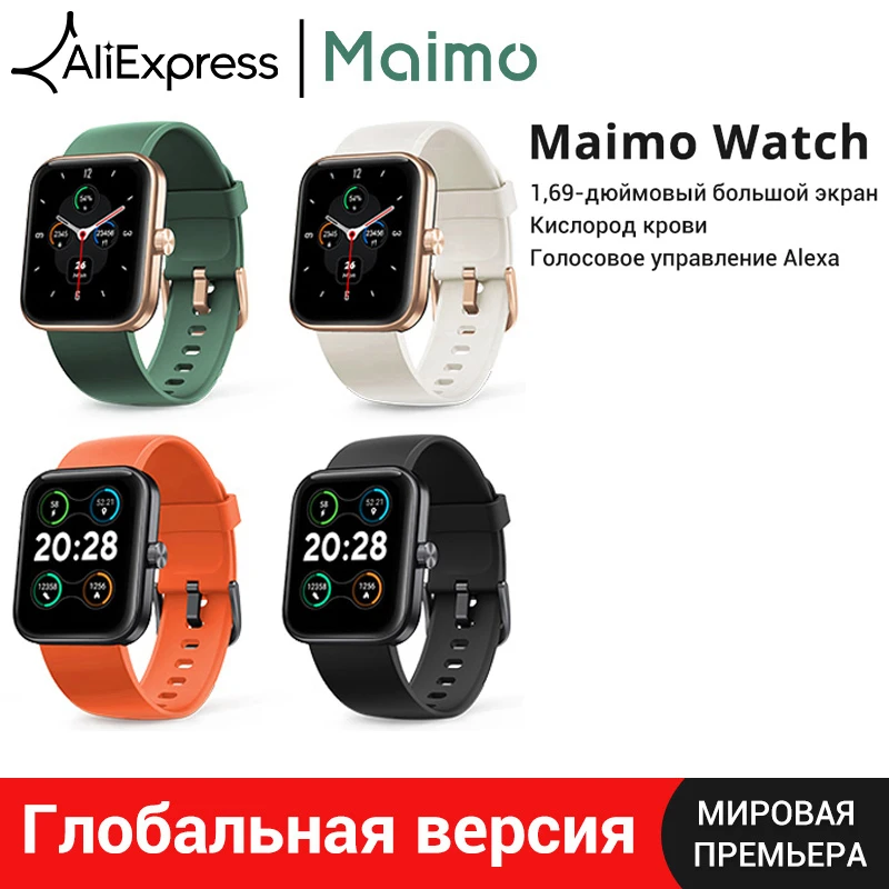 Умные часы глобальная версия Maimo с функцией измерения уровня кислорода в крови и голосовым управлением
Умные часы глобальная версия Maimo с функцией измерения уровня кислорода в крови и голосовым управлением