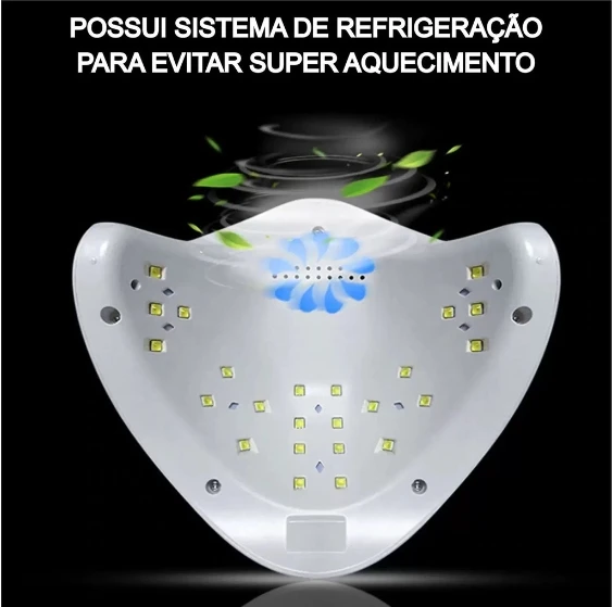 Sun Cabin 5 Led Digital Nail Uv 48W Bivolt Nail Greenhouse Gel Acrigel Pork Sun5 24 Leds - XUXU BEAUTY
Sun Cabin 5 Led Digital Nail Uv 48W Bivolt Nail Greenhouse Gel Acrigel Pork Sun5 24 Leds - XUXU BEAUTY