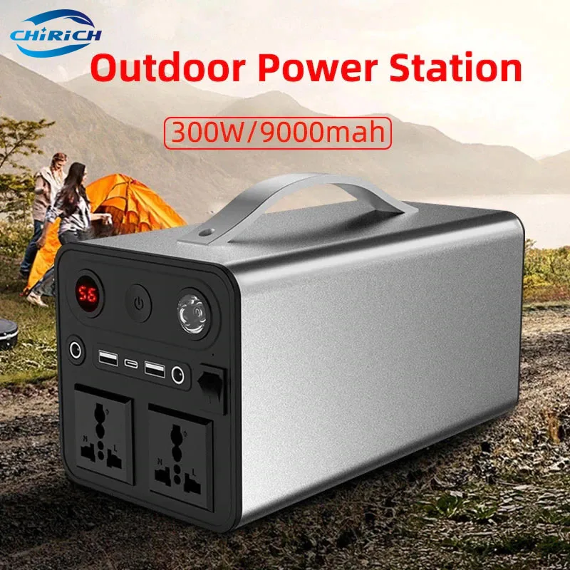 300W Power Station Portable 220V 110V 90000mAh Portable Solar Generator Power Supply Outdoor Camping Emergency Auxiliary Battery
300W Power Station Portable 220V 110V 90000mAh Portable Solar Generator Power Supply Outdoor Camping Emergency Auxiliary Battery