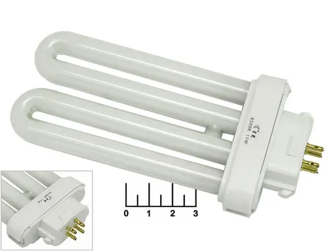 Лампа люминесцентная 15W GX10Q 6500K белый холодный 4 контакта YDW15-2U
