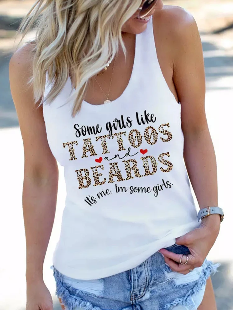 Letter Printed Tank Tops Women Sleeveless Vest Retro Casual Loose O-neck Camisole Tee Shirts Fashion Summer T-shirts Top
Letter Printed Tank Tops Women Sleeveless Vest Retro Casual Loose O-neck Camisole Tee Shirts Fashion Summer T-shirts Top