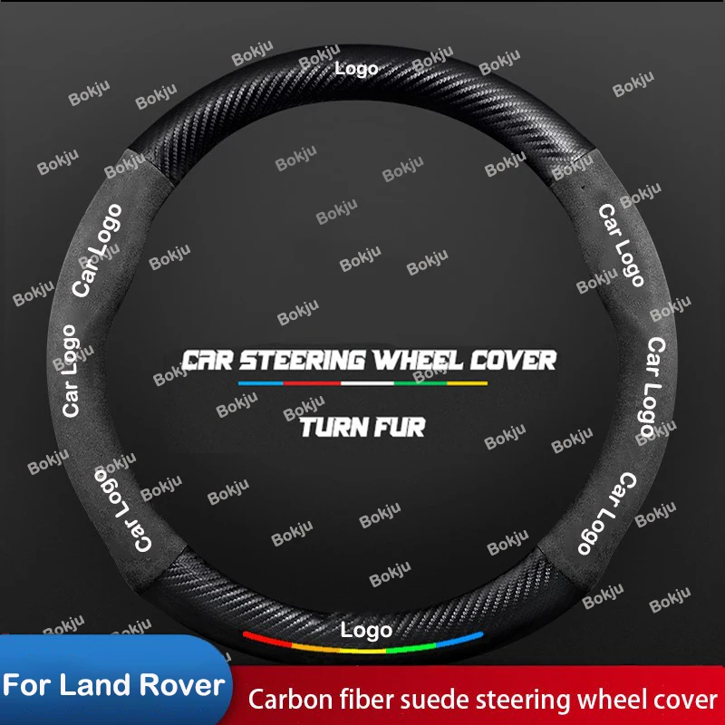Car Suede Steering Wheel Cover For Land Rover Range Rover Sport Denfender Freelander Discovery 3 4 Evoque Carbon Fiber Non-Slip
Car Suede Steering Wheel Cover For Land Rover Range Rover Sport Denfender Freelander Discovery 3 4 Evoque Carbon Fiber Non-Slip